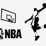 NBA Basketbal gordijnen