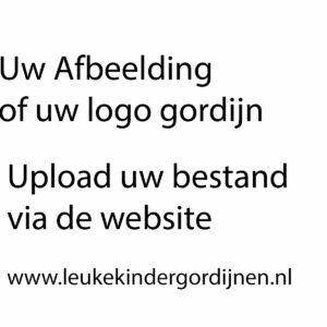 Eigen Afbeelding Logo gordijnen